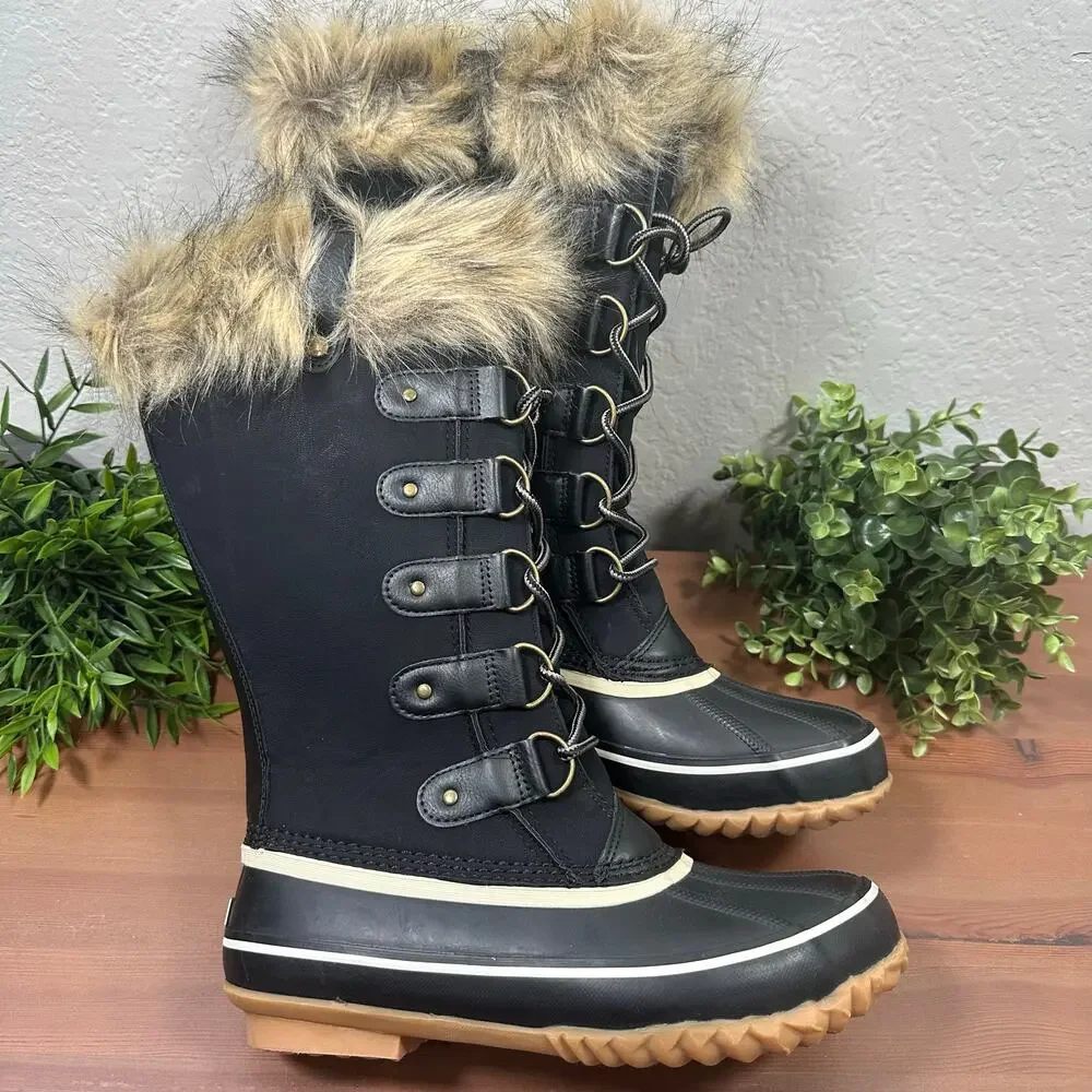 JBU By Jambu Bella‎ Waterproof Faux Fur Trim Boots Size 9